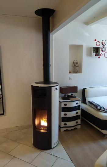 Poêle installé chez un client